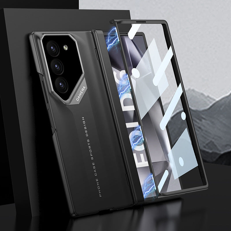 Magnetic Hinge Shockproof Phone Case With Screen Protector For Galaxy Z Fold 7/6/5/4