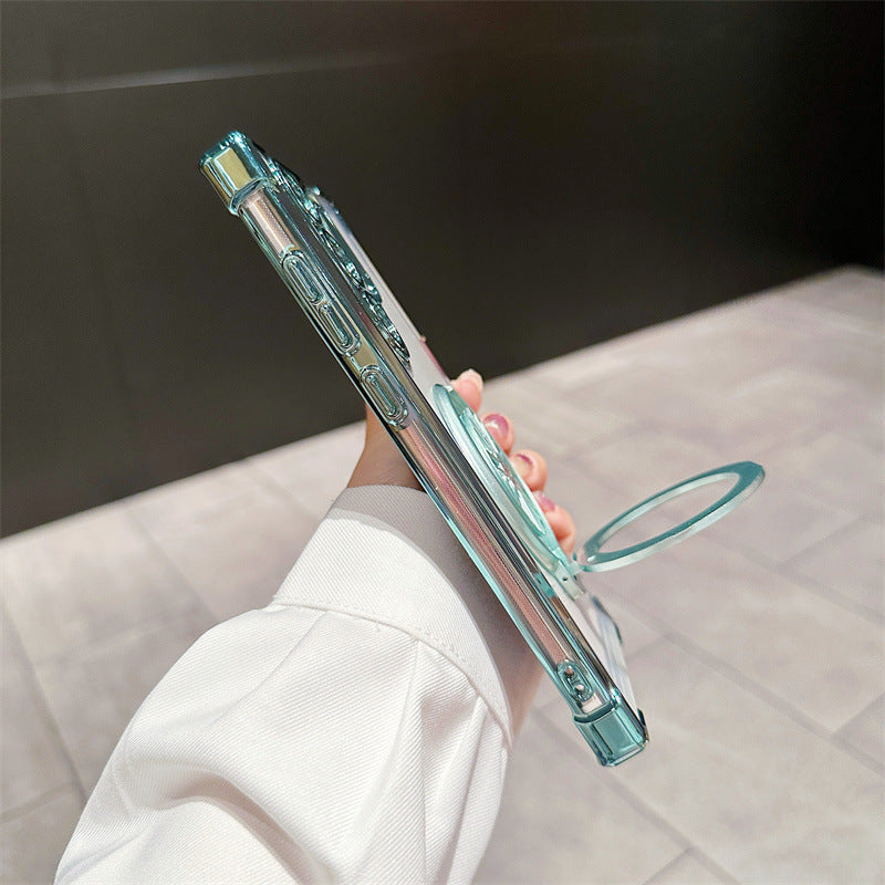 Anti-fall Rotating Gyroscope Phone Case  Bracket For Samsung S24 S23 Series