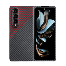 Lade das Bild in den Galerie-Viewer, Luxurious Carbon Fiber Shockproof Galaxy Z Fold Phone Case
