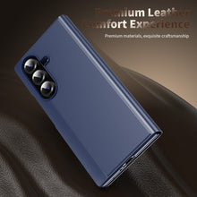 Load image into Gallery viewer, Business Smart Side Window Leather Phone Case For Galaxy Z Fold Series
