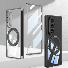 Load image into Gallery viewer, Magnetic Transparent Anti-drop Phone Case With Airbag &amp; MagSafe Wireless Charging For Galaxy Z Fold7
