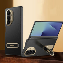 Load image into Gallery viewer, Luxurious Leather Phone Case With Bracket For Galaxy Z Fold 7/6/5
