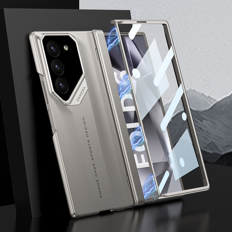 Magnetic Hinge Shockproof Phone Case With Screen Protector For Galaxy Z Fold 7/6/5/4