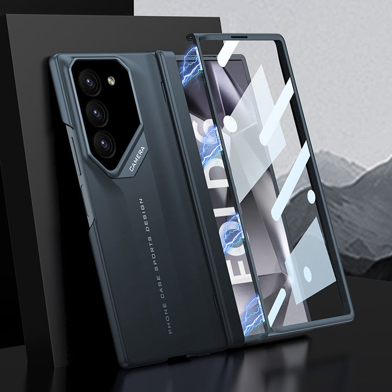 Magnetic Hinge Shockproof Phone Case With Screen Protector For Galaxy Z Fold 7/6/5/4