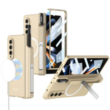 Load image into Gallery viewer, Magnetic Hinge Hidden Bracket All-included Case With Pen Box For Galaxy Z Fold 7/6/5/4/3

