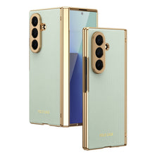 Load image into Gallery viewer, Business Golden Plating Protective Phone Case For Galaxy Z Fold Series
