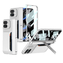 Load image into Gallery viewer, Magnetic Folding All-inclusive Leather Case With Tempered Film For Google Pixel 9 Pro Fold With Damped Folding Bracket &amp; Card Holder
