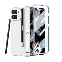 Load image into Gallery viewer, Magnetic Hinge Invisible Bracket Shockproof Phone Case With Pen Slot For Google Pixel 9 Pro Fold

