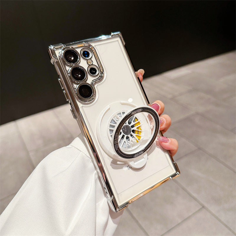 Anti-fall Rotating Gyroscope Phone Case  Bracket For Samsung S24 S23 Series