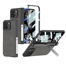 Load image into Gallery viewer, Magnetic Folding Hinge All-inclusive Leather Case With Tempered Film For Google Pixel 9 Pro Fold With Damped folding Bracket
