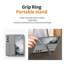 Load image into Gallery viewer, Shockproof Phone Case With Wristband Bracket Back For Galaxy Z Fold 7/6/5/4 With Screen Glass Protector
