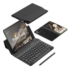 Load image into Gallery viewer, Google Pixel Fold Keyboard Holster Case WIth Pen Slot Stylus - Mycasety Mycasety
