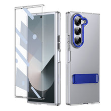 Load image into Gallery viewer, Metal Bracket Clear Shockproof Phone Case With Screen Protector For Galaxy Z Fold 6/5/4
