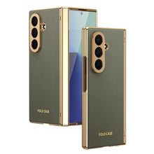 Load image into Gallery viewer, Business Golden Plating Protective Phone Case For Galaxy Z Fold Series
