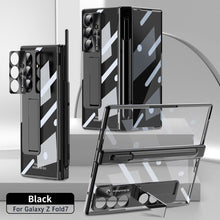 Load image into Gallery viewer, Magnetic Hinge Plating Case For Galaxy Z Fold 7/6/5/4/3 With Double Hinge Protector
