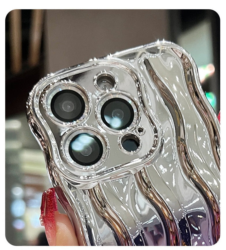 Gradient Pattern Electroplating Fashionable iPhone Case