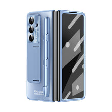 Load image into Gallery viewer, Business Electroplating Shockproof Phone Case With Screen Film &amp; Stylus For Galaxy Z Fold 7/6/5/4/3
