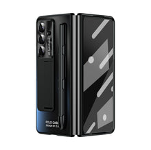 Load image into Gallery viewer, Business Electroplating Shockproof Phone Case With Screen Film &amp; Stylus For Galaxy Z Fold 7/6/5/4/3
