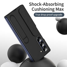 Load image into Gallery viewer, Shockproof Phone Case With Wristband Bracket Back For Galaxy Z Fold 7/6/5/4 With Screen Glass Protector
