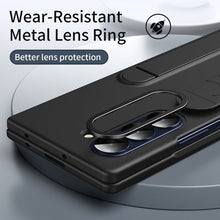Load image into Gallery viewer, Shockproof Phone Case With Wristband Bracket Back For Galaxy Z Fold 7/6/5/4 With Screen Glass Protector
