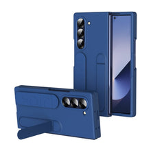 Load image into Gallery viewer, Shockproof Phone Case With Wristband Bracket Back For Galaxy Z Fold 7/6/5/4 With Screen Glass Protector

