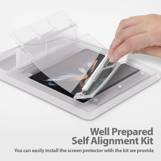 Galaxy Z Fold7 Fold6 Fold5 Fold4 Foldable Screen Protector With Auto Align Mounting Frame Kit