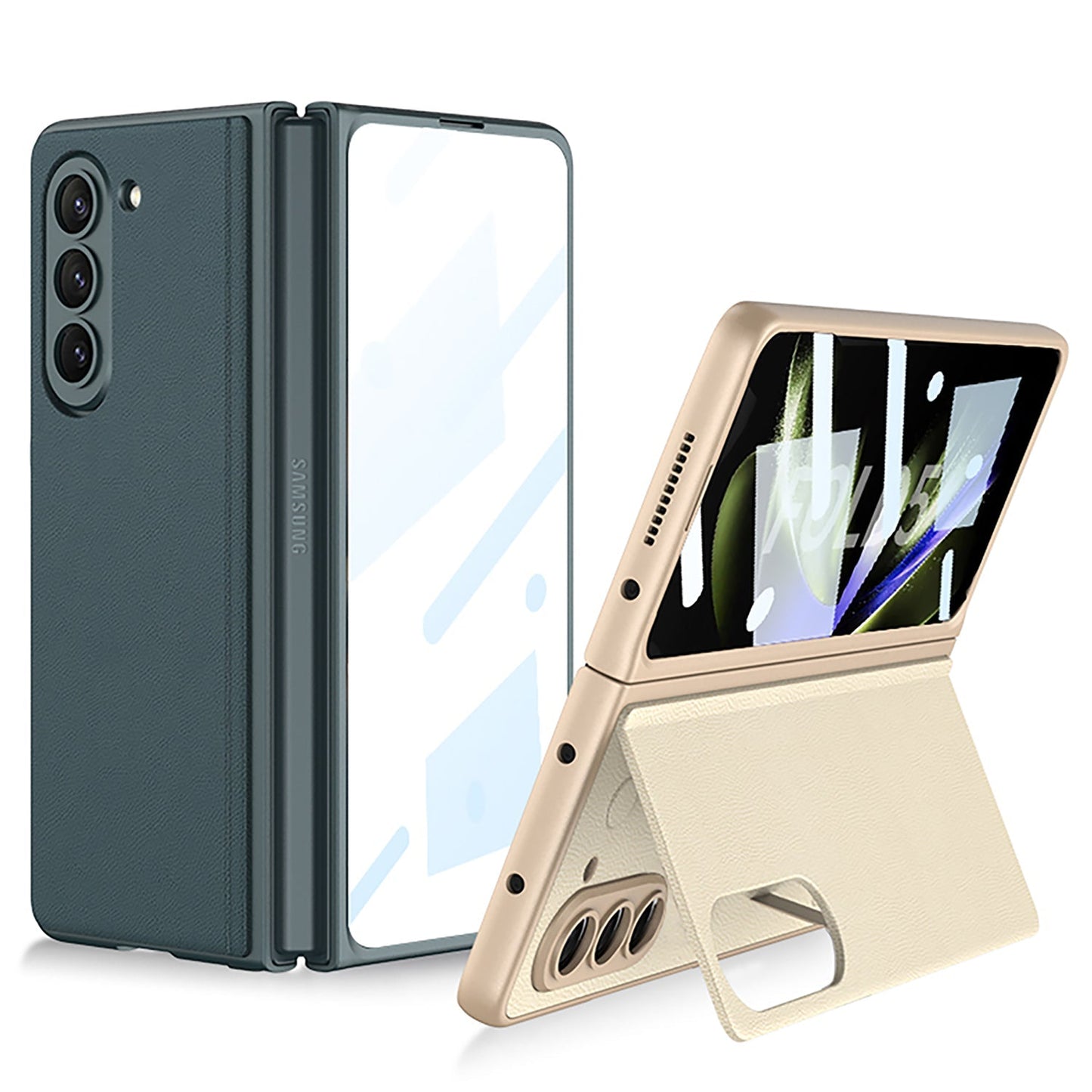 Business Samsung Galaxy Z Fold5 Full Inclusive Leather Case - Mycasety Mycasety