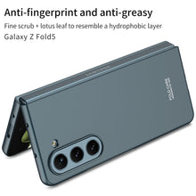 Load image into Gallery viewer, Electroplated Slim Samsung Galaxy Z Fold 5 Case with Front Screen Tempered Glass Protector - Mycasety Mycasety
