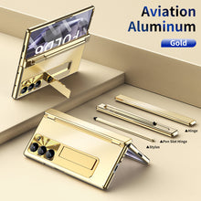 Load image into Gallery viewer, Aluminum Alloy Electroplating Shockproof Phone Case For Galaxy Z Fold 7/6/5/4/3
