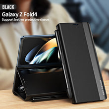 Load image into Gallery viewer, Magnetic Flip Cover Leather Case Pen Slot With Stylus Anti-Fall Phone Case For Samsung Galaxy Z Fold
