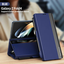 Charger l&#39;image dans la galerie, Magnetic Flip Cover Leather Case Pen Slot With Stylus Anti-Fall Phone Case For Samsung Galaxy Z Fold
