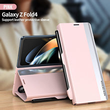 Carregar imagem no visualizador da galeria, Magnetic Flip Cover Leather Case Pen Slot With Stylus Anti-Fall Phone Case For Samsung Galaxy Z Fold
