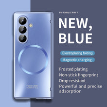 Load image into Gallery viewer, Electroplating Shockproof Magnetic Phone Case With Screen Film For Galaxy Z Fold 7/6/5
