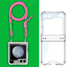 Carregar imagem no visualizador da galeria, Shockproof Phone Case With Lanyard For Galaxy Z Flip 6/5/4/3
