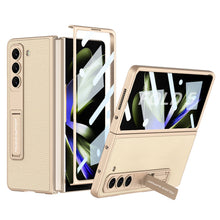 Load image into Gallery viewer, Luxury All-inclusive invisible Bracket Phone Case With Back Screen Protector For Samsung Galaxy Z Fold 5/4/3 5G - Mycasety Mycasety
