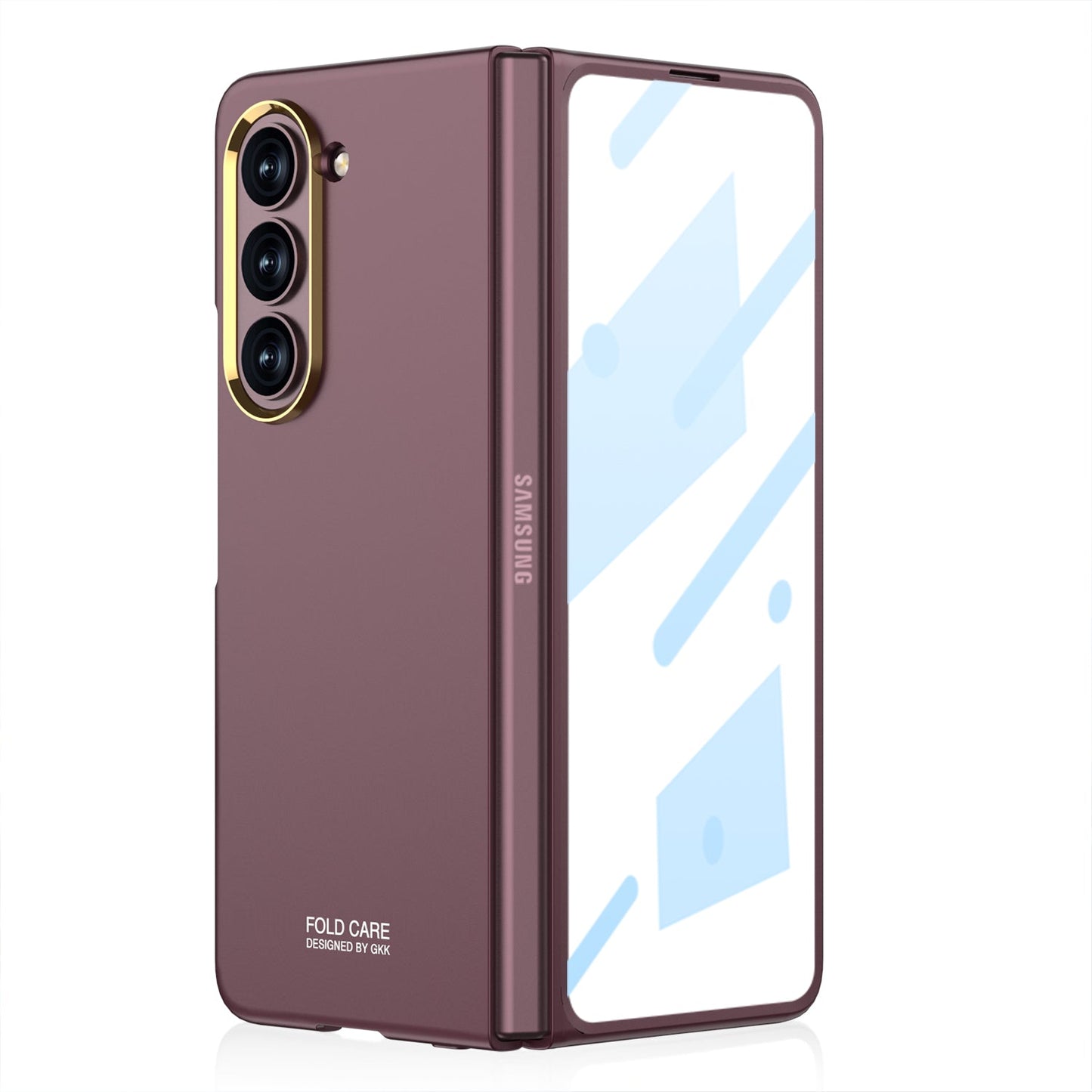 Ultra-Thin Phone Case With Screen Protector For Samsung Galaxy Z Fold 5/4/3 5G - mycasety2023 Mycasety