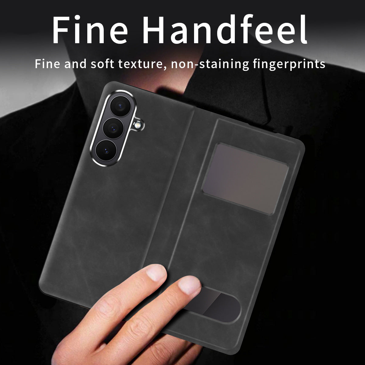 Leather Phone Cover For Galaxy Z Fold Series