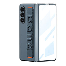 Load image into Gallery viewer, Luxury Wristband Holder Phone Case With Back Screen Protector For Samsung Galaxy Z Fold5 - Mycasety Mycasety
