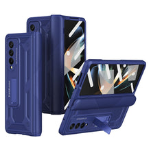 Load image into Gallery viewer, Magnetic Hinge Invisible Bracket Non-slip Phone Case For Samsung Galaxy Z Fold3 Fold4 5G With Back Screen Protector - Mycasety Mycasety
