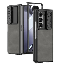 Load image into Gallery viewer, All-inclusive Lens Slide Protector Phone Case With Back Screen Protector For Samsung Galaxy Z Fold 5/4/3 5G - Mycasety Mycasety
