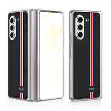 Load image into Gallery viewer, Luxury Leather Plating Phone Case With Back Screen Protector For Samsung Galaxy Z Fold 5/4/3 5G - Mycasety Mycasety
