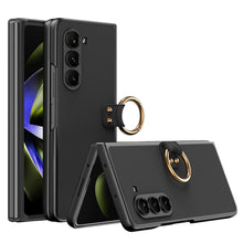 Load image into Gallery viewer, All-inclusive Ring Holder Protective Leather Cover For Samsung Galaxy Z Fold 5/4/3 5G - Mycasety Mycasety
