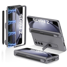 Load image into Gallery viewer, Magnetic Hinge S Pen Slot Ultra-Thin Phone Case For Samsung Galaxy Z Fold5 Fold4 Fold3 - mycasety2023 Mycasety
