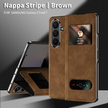 Load image into Gallery viewer, Leather Phone Cover For Galaxy Z Fold Series
