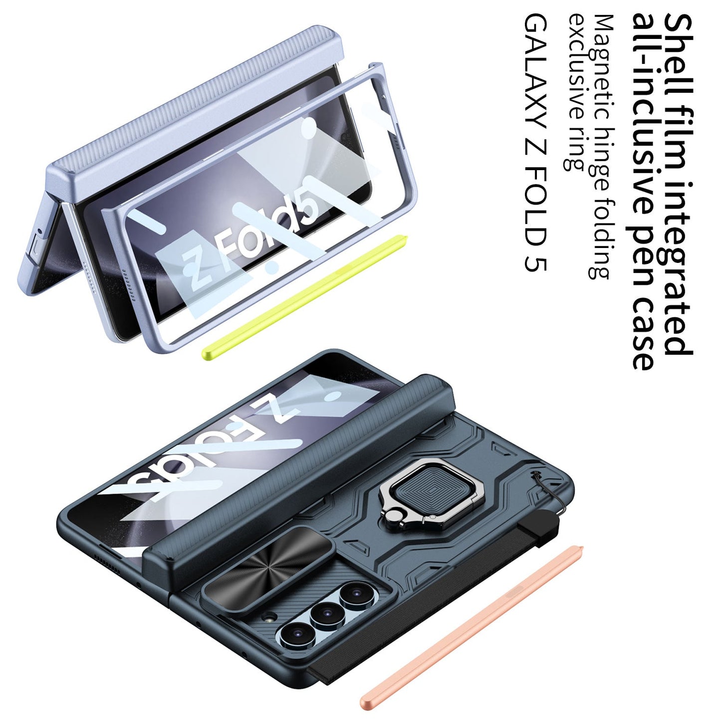Hinge All-inclusive 360 Protection Strength Anti-fall Case For Samsung Galaxy Z Fold5