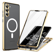 Carregar imagem no visualizador da galeria, Metal Frame Magnetic All-around Protective Case For Samsung S23 24Ultra

