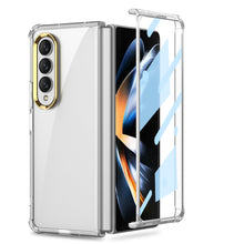 Load image into Gallery viewer, Galaxy Z Fold4 5G Airbag Anti-fall Shell Case and Membrane Integration Front Cover With Tempered Film
