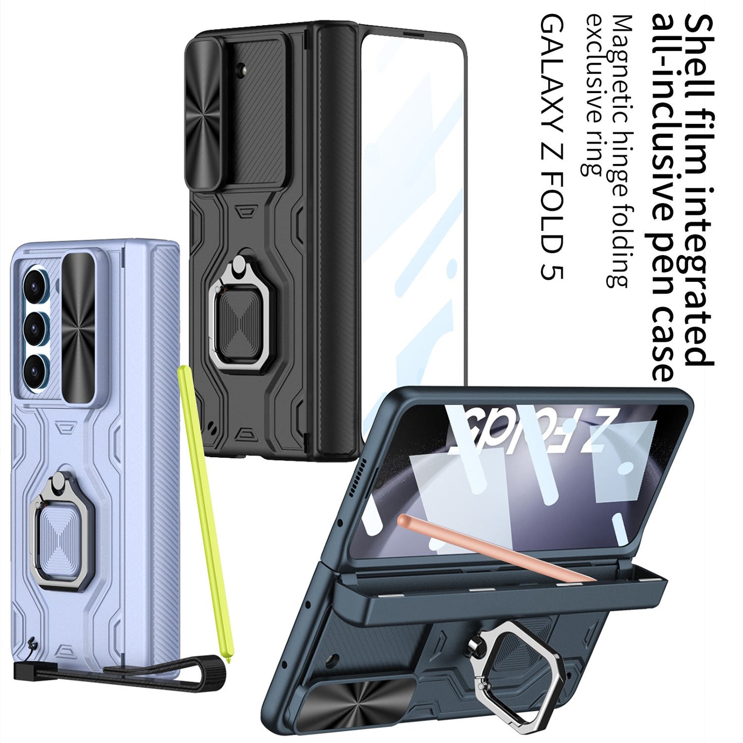 Hinge All-inclusive 360 Protection Strength Anti-fall Case For Samsung Galaxy Z Fold5