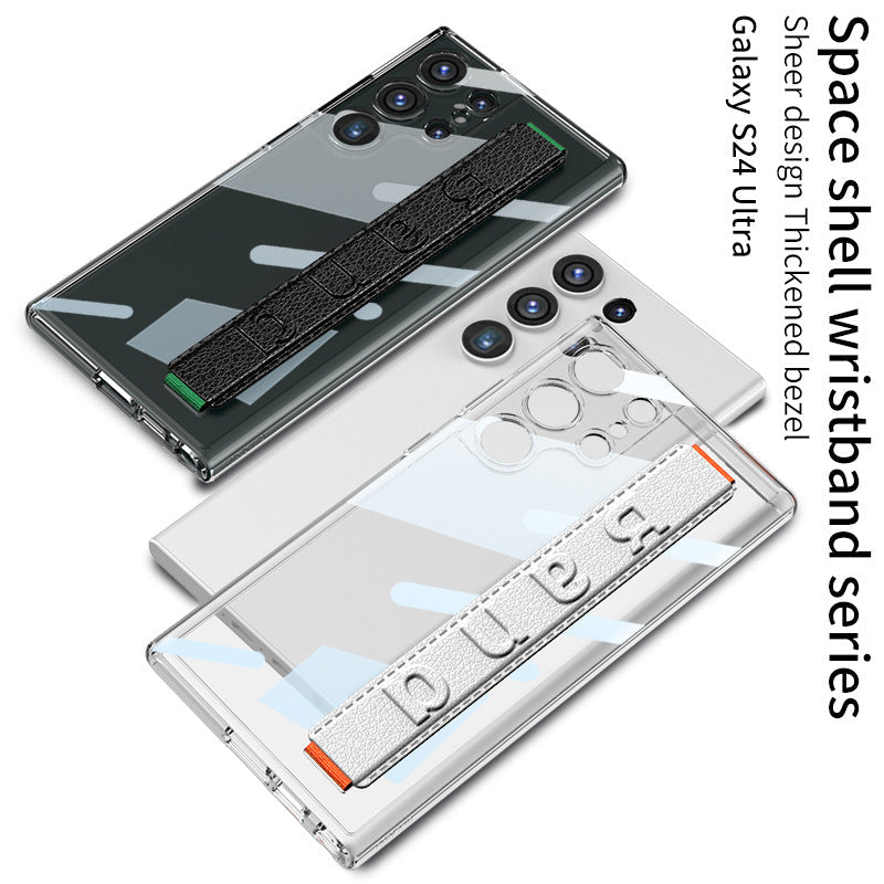 Samsung Galaxy S24Ultra S24 Series Transparent Wristband Phone Case