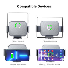 Load image into Gallery viewer, Dual Coil Car Wireless Charging Bracket with Automatic Induction for Samsung Z Fold5/4/3
